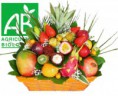 Panier de fruits éxotiques